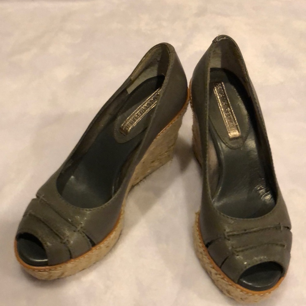Banana Republic “Dylan” Leather Wedges